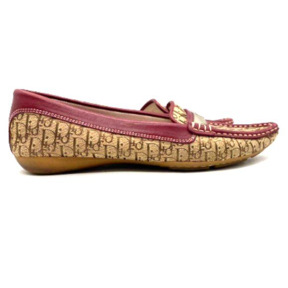 Dior Womens Beige MonogramLoafers EUR 37.